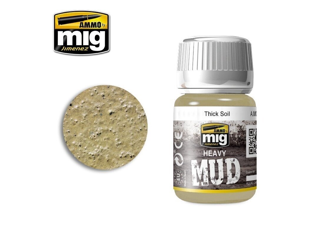 AMMO MIG - THICK SOIL, 35ml. AMIG1701 цена и информация | Kunstitarbed, voolimise tarvikud | hansapost.ee