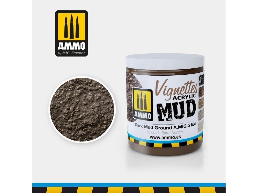 AMMO MIG - DARK MUD GROUND, 100ml. AMIG2154 цена и информация | Kunstitarbed, voolimise tarvikud | hansapost.ee