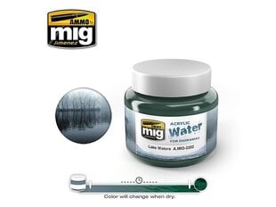 Принадлежности для рисования Ammo Mig Lake Waters, 250ml., AMIG2202 цена и информация | Принадлежности для рисования, лепки | hansapost.ee