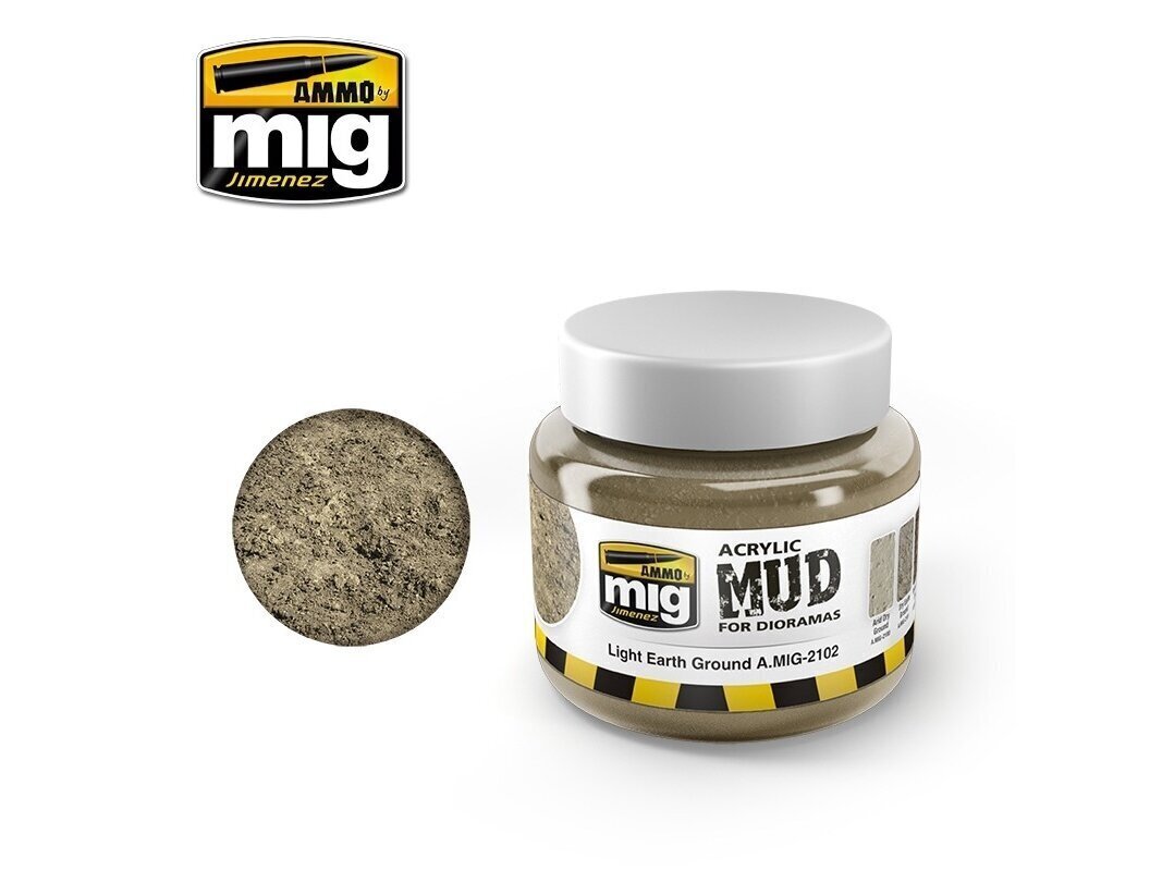 AMMO MIG - Akrüülmuda LIGHT EARTH GROUND, 250ml, 2102 hind ja info | Kunstitarbed, voolimise tarvikud | hansapost.ee