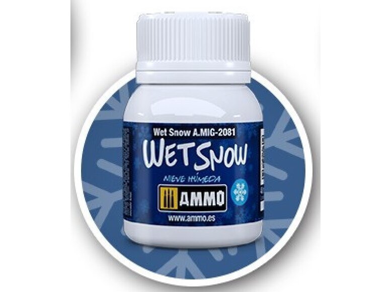 AMMO MIG - WET SNOW, 40ml, 2081 hind ja info | Kunstitarbed, voolimise tarvikud | hansapost.ee