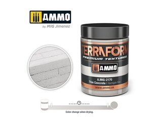 AMMO MIG - TERRAFORM Thin Concrete, 100ml, 2170 hind ja info | Kunstitarbed, voolimise tarvikud | hansapost.ee