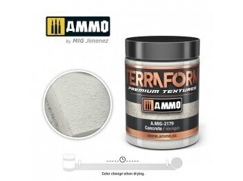 AMMO MIG - TERRAFORM Concrete, 100ml, 2179 hind ja info | Kunstitarbed, voolimise tarvikud | hansapost.ee