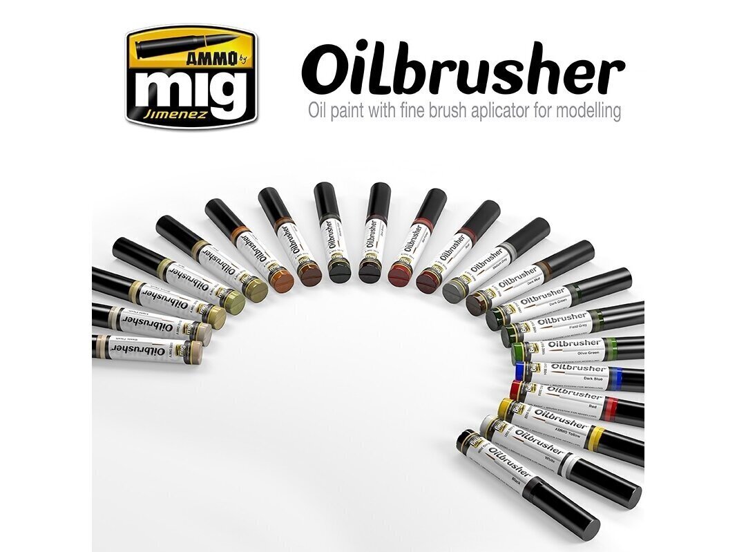 AMMO MIG - Oilbrusher - GOLD цена и информация | Kunstitarbed, voolimise tarvikud | hansapost.ee