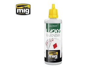 Ammo Mig - Glossy Lucky Varnish läikiv akrüüllakk, 60ml. AMIG2053 hind ja info | Kunstitarbed, voolimise tarvikud | hansapost.ee