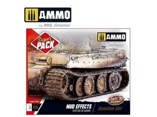 AMMO MIG - MUD EFFECTS. SOLUTION SET. AMIG7807 price and information | Kunstitarbed, voolimise tarvikud | hansapost.ee