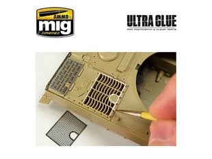 AMMO MIG - ULTRA GLUE - FOR ETCH, CLEAR PARTS & MORE (Liim) 40ml, 2031 hind ja info | Kunstitarbed, voolimise tarvikud | hansapost.ee