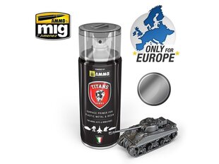 TITANS HOBBY - Gun Metal Primer (teraga krunt) 400ml, 117 hind ja info | Kunstitarbed, voolimise tarvikud | hansapost.ee