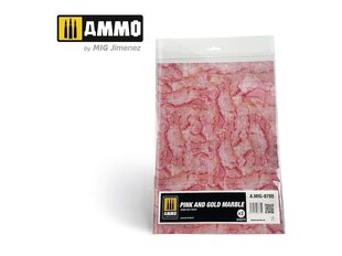 AMMO MIG - материал для моделирования Pink and Gold Marble. Sheet of marble 8785 цена и информация | Особенности<br>-<br>Материал: дерево, пластик, стекло.<br>- Ручка из массива дерева, высококачественная и стильная.<br>- Зеркало высокой четкости, восстанавливает вашу максимальную четкость.<br>- Это подходит мужчинам и женщинам для повседневного макияжа и для путешествий. | hansapost.ee