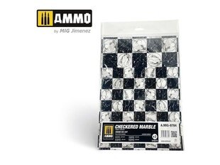 AMMO MIG - материал для моделирования Checkered Marble. Round die-cut for bases for wargames 8784 цена и информация | Особенности<br>-<br>Материал: дерево, пластик, стекло.<br>- Ручка из массива дерева, высококачественная и стильная.<br>- Зеркало высокой четкости, восстанавливает вашу максимальную четкость.<br>- Это подходит мужчинам и женщинам для повседневного макияжа и для путешествий. | hansapost.ee