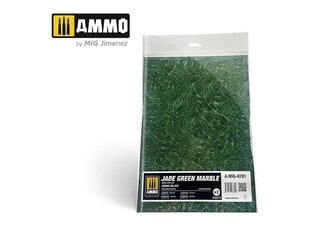 AMMO MIG - материал для моделирования Jade Green Marble. Round die-cut for bases for wargames 8781 цена и информация | Принадлежности для рисования, лепки | hansapost.ee