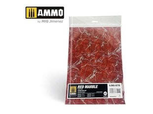 AMMO MIG - материал для моделирования Red Marble. Round die-cut for bases for wargames 8778 цена и информация | Принадлежности для рисования, лепки | hansapost.ee