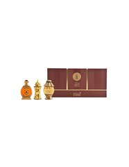 Komplekt Al Haramain Majmouaati naistele: Lõhnavesi EDP, 75 ml + Õline Parfüüm Maaroof, 25 ml + Õline Parfüüm Lamsa Gold, 15 ml hind ja info | Parfüümid naistele | hansapost.ee