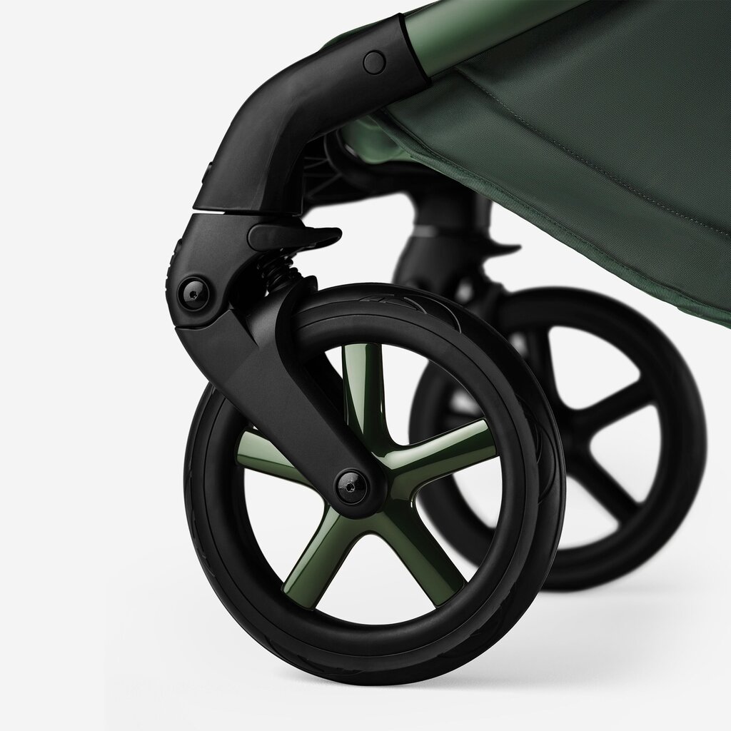 Bugaboo universaalne vanker Fox 5, Noir Limited Edition Midnight Green price and information | Vankrid, jalutuskärud | hansapost.ee