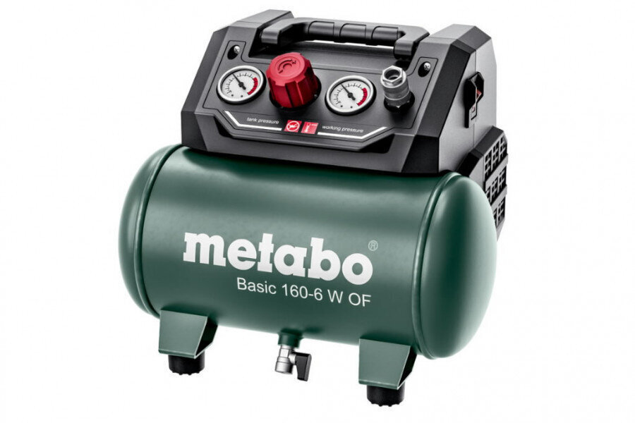 Kompressor Basic 160-6 W OF õlivaba, Metabo hind ja info | Kompressorid | hansapost.ee