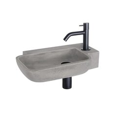 Valamu DIFFERENZ Saba 36,5x19,5, tumehall price and information | Bathroom sinks, washbasins | hansapost.ee