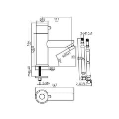 Termostaatiline valamusegisti põhjaklapiga VAN MARCKE Bold price and information | Bathroom faucets | hansapost.ee