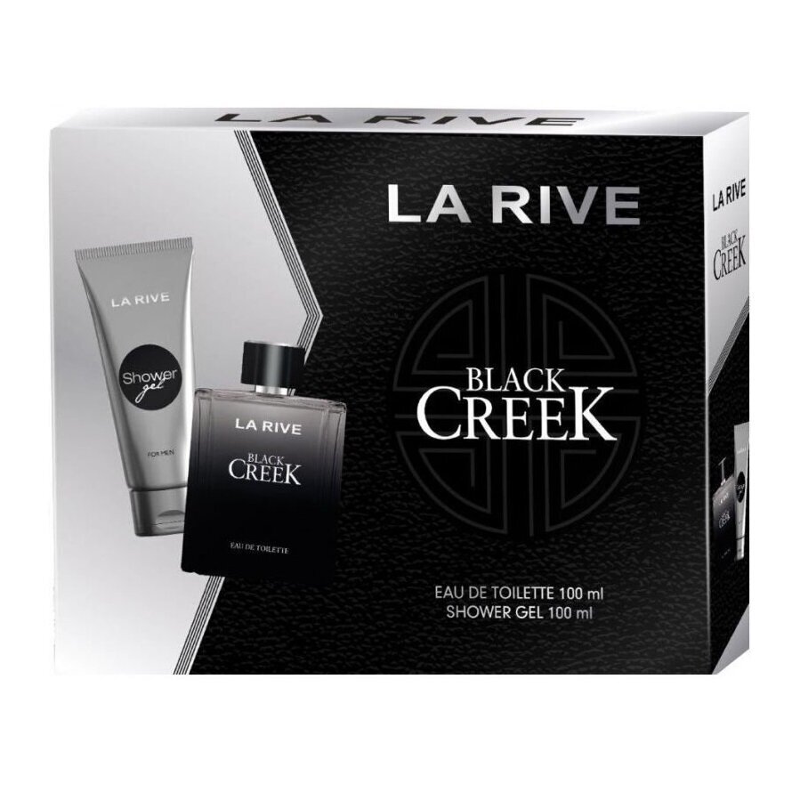 Komplekt La Rive Black Creek meestele: Tualettvesi EDT, 100 ml + dušigeel, 100 ml цена и информация | Parfüümid meestele | hansapost.ee