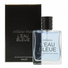 Туалетная вода Milano Man L' Eau Bleue, 50 мл цена и информация | Мужские духи | hansapost.ee