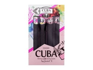 Tualettvesi Cuba Quad I EDT naistele, 4x35 ml цена и информация | Духи для Нее | hansapost.ee