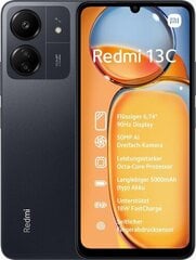 Xiaomi Redmi 13C Dual SIM 6/128GB Black цена и информация | Мобильные телефоны | hansapost.ee