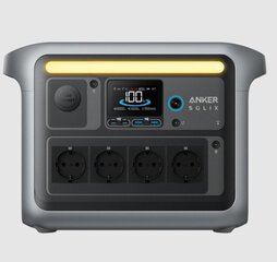 Электрическая станция Anker Solix C1000X, 1800W, с аккумулятором цена и информация | Электрогенераторы | hansapost.ee