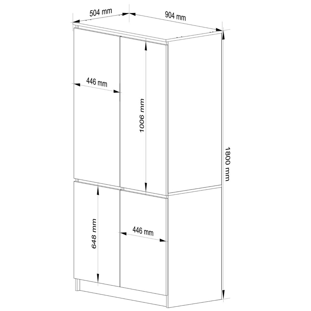 Kapp Akord S90 4D CLP, ruda цена и информация | Kapid | hansapost.ee