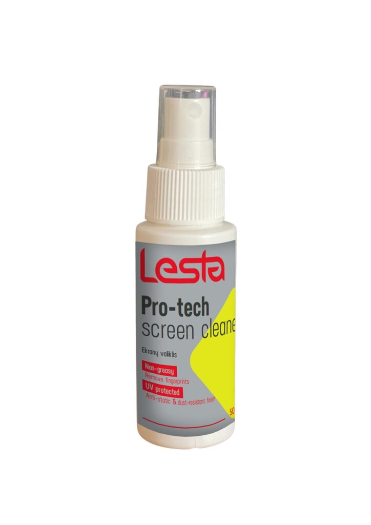 Lesta Pro-tec ekraanipuhastusvahend, 50 ml цена и информация | Puhastusvahendid | hansapost.ee