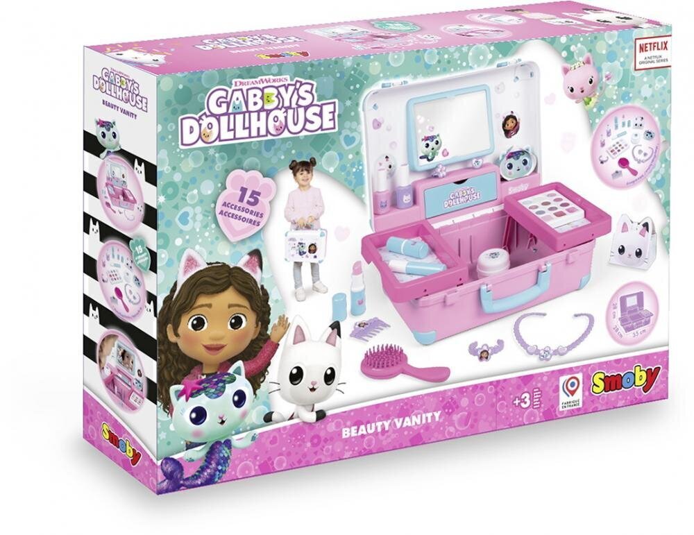 Kosmeetikakott Smoby Gabby's Dollhouse цена и информация | Mänguasjad tüdrukutele | hansapost.ee