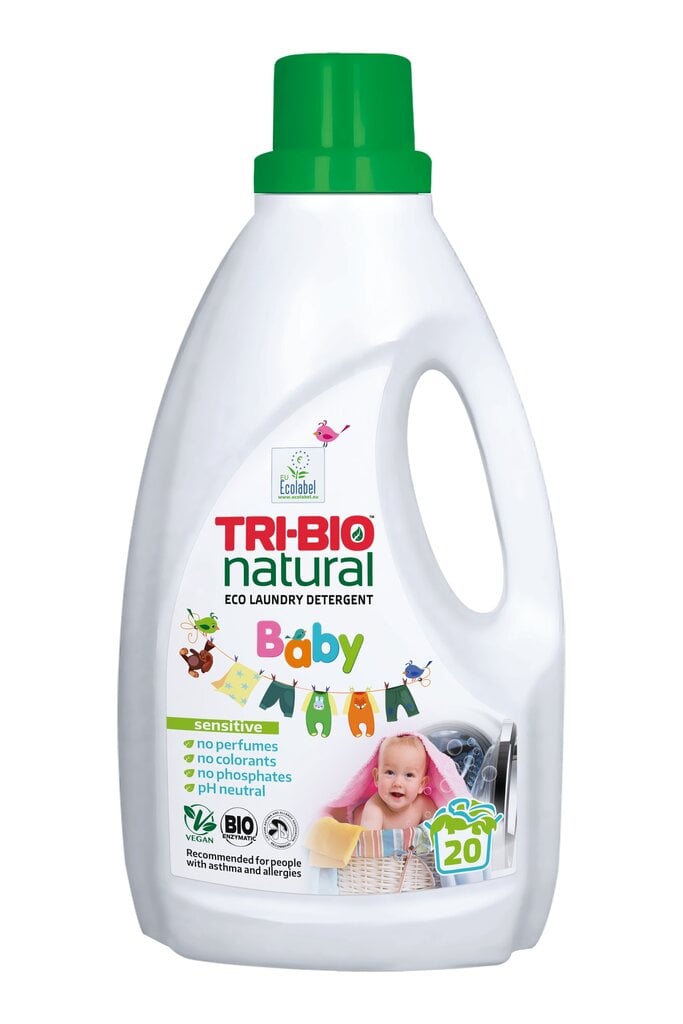 Pesuvedelik TRI-BIO BABY, 0,94 l hind ja info | Pesuvahendid | hansapost.ee