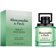 Tualettvesi Abercrombie & Fitch Away Weekend EDT meestele, 50 ml price and information | Perfumes for men | hansapost.ee