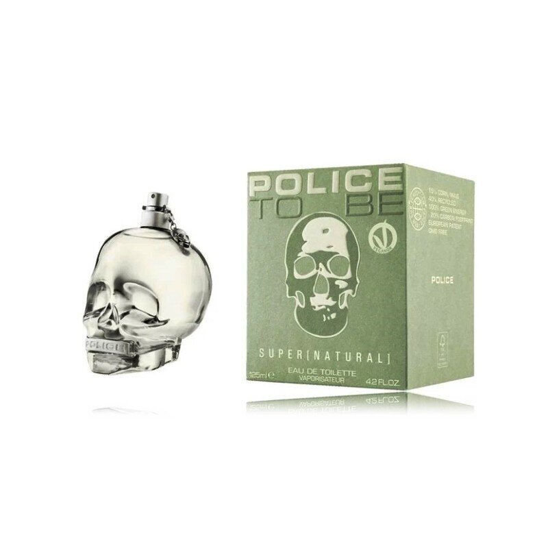 Tualettvesi Police To Be Super Natural EDT naistele/meestele, 125 ml hind ja info | Parfüümid naistele | hansapost.ee