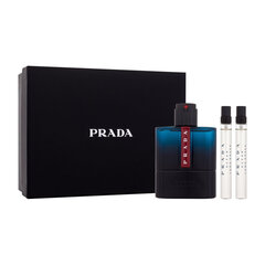 Tualettvesi Prada Luna Rossa Ocean EDT meestele: 100 ml + 2 x 10 ml цена и информация | Мужские духи | hansapost.ee