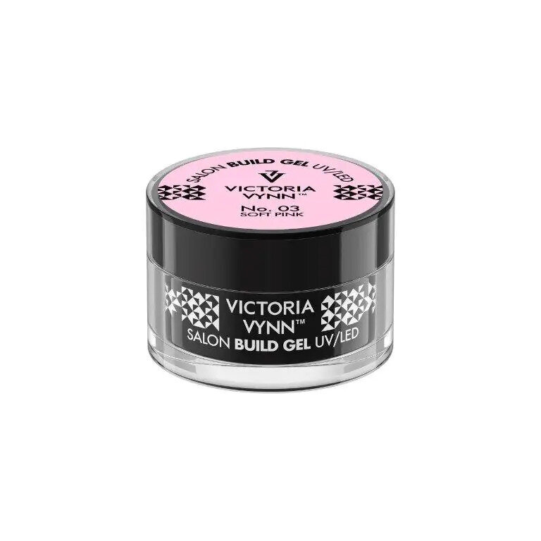 Ehitusgeel Victoria Vynn 03 Soft Pink, 15 ml цена и информация | Küünelakid ja küünelakieemaldajad | hansapost.ee