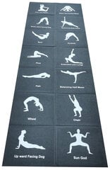 Kokkupandav joogamatt 1700X600X5MM Black Enero Fit price and information | Yoga mats | hansapost.ee