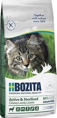 Bozita Active & Sterilized Grain lambaga, 2 kg цена и информация | Kassi kuivtoit ja kassikrõbinad | hansapost.ee