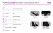 Mänguritool Yumisu 2050 Magnetic Black Pink, must-roosa hind ja info | Kontoritoolid | hansapost.ee