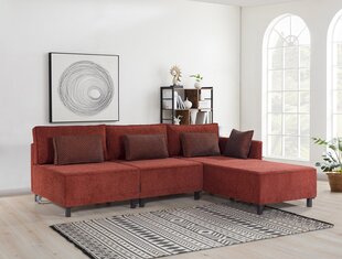 Pehme nurgadiivan Asir Matris, punane price and information | Corner sofas and corner sofa beds | hansapost.ee