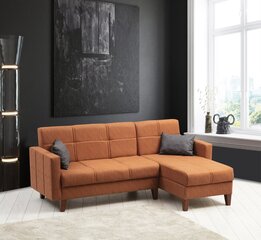 Pehme nurgadiivan Asir Polya, punane price and information | Corner sofas and corner sofa beds | hansapost.ee