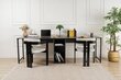 Kirjutuslaud Twin Study Desk, hall цена и информация | Arvutilauad, kirjutuslauad | hansapost.ee