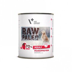 Консервы для взрослых собак с говядиной Raw Paleo, без зерновые, 800 г цена и информация | Консервы для собак | hansapost.ee