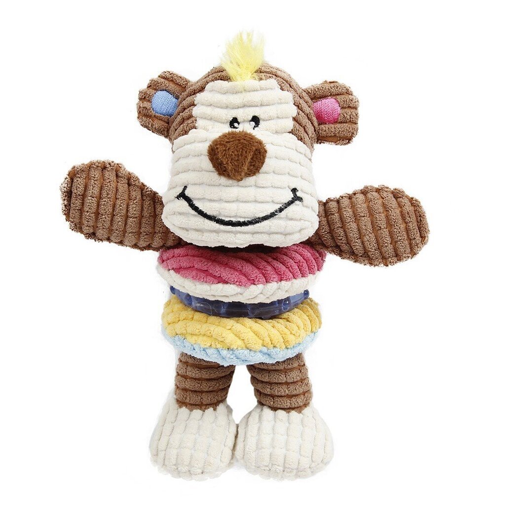 Mänguasi koertele Ebi Monkey Play Squeaker & TPR Ring, 16x19cm цена и информация | Koerte mänguasjad | hansapost.ee