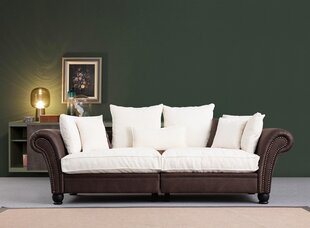 Diivan Asir Lawrence Lounge, pruun/valge price and information | Sofa beds and sofas | hansapost.ee