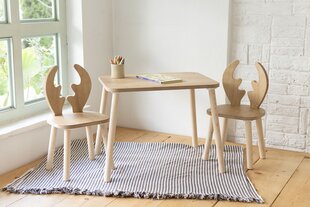 3-osaline lastemööbli komplekt Asir Deer, pruun price and information | Tables and chairs for children | hansapost.ee