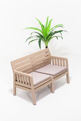 Välipink Asir Lara Ikili Koltuk, pruun price and information | Garden benches | hansapost.ee