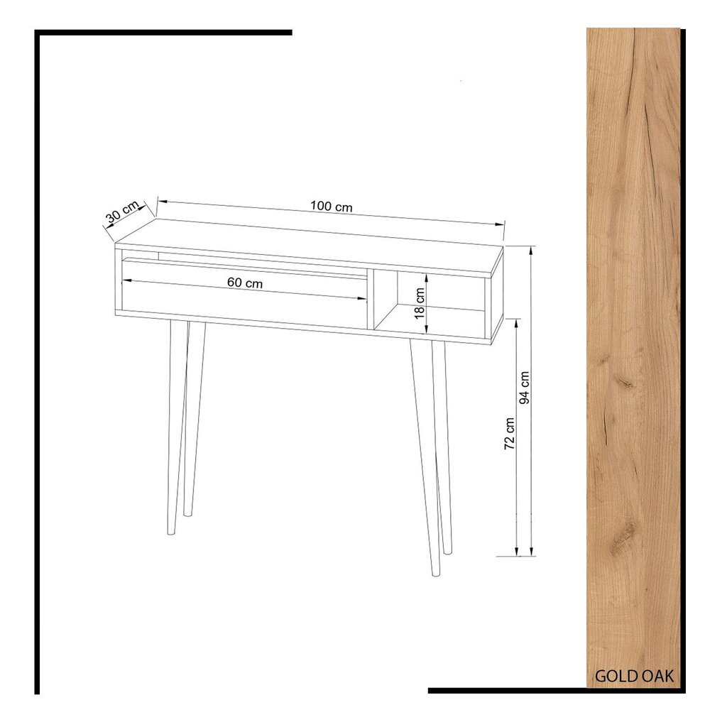 Konsool Arlet, kollane hind ja info | Konsoollauad | hansapost.ee