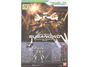 Сборная пластиковая модель Bandai - HG00 GNX-Y901TW Susanowo, 1/144, 60650 цена и информация | Конструкторы и кубики | hansapost.ee