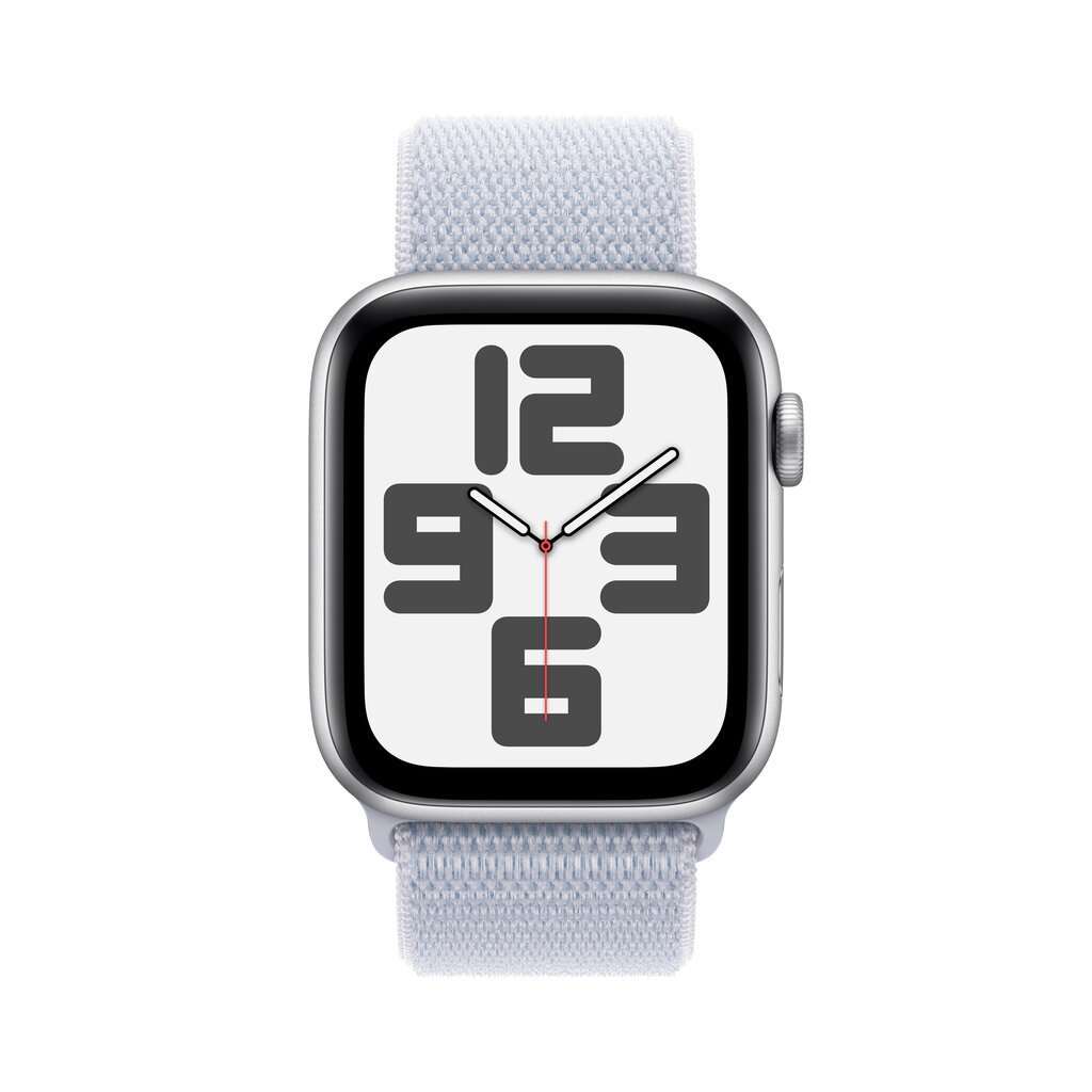 Apple Watch SE GPS + Cellular 40mm Silver Aluminium Case with Blue Cloud Sport Loop MXGE3ET/A hind ja info | Nutikellad, laste nutikellad | hansapost.ee