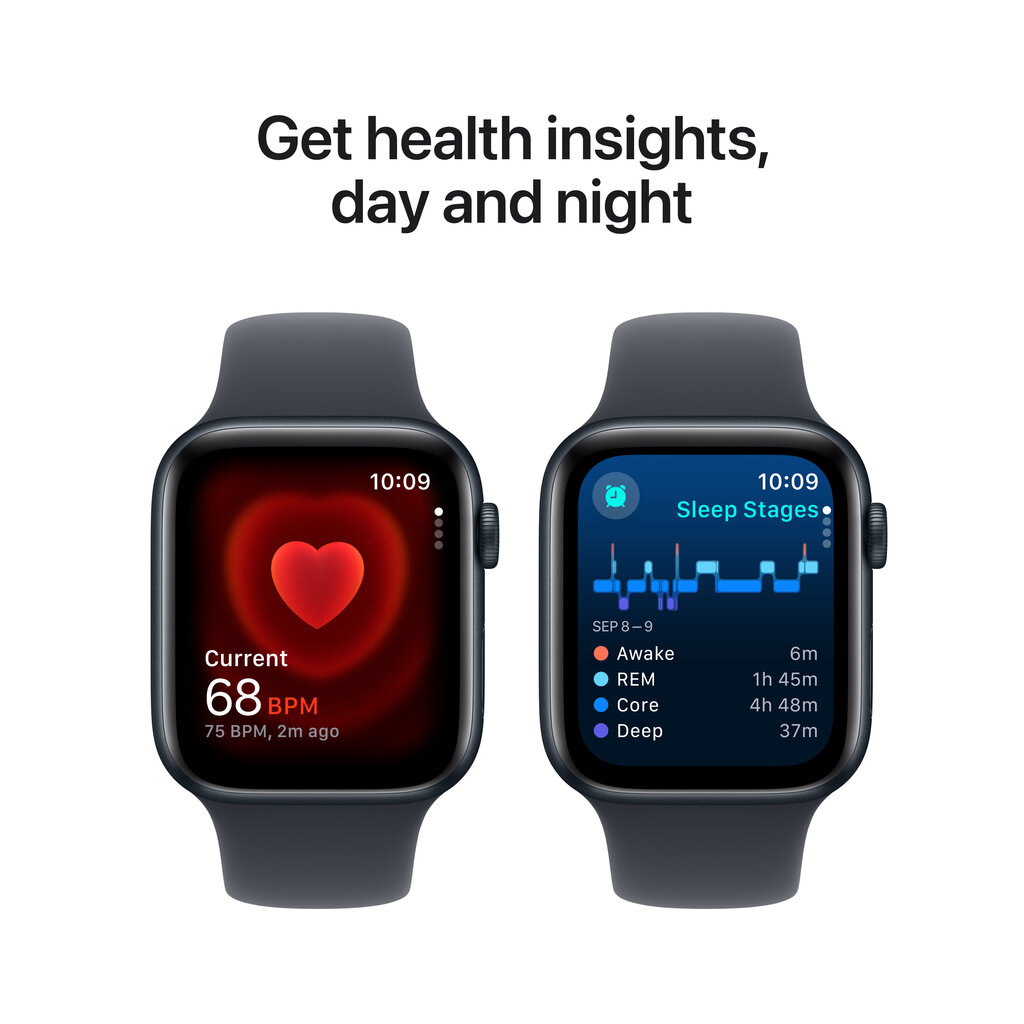 Apple Watch SE GPS 40mm Midnight Aluminium Case with Midnight Sport Band - M/L MXE93ET/A цена и информация | Nutikellad, laste nutikellad | hansapost.ee