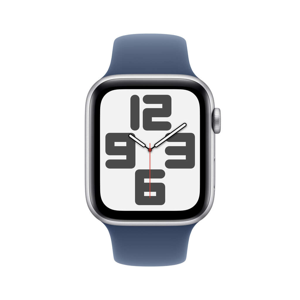 Apple Watch SE GPS 40mm Silver Aluminium Case with Denim Sport Band - M/L MXED3ET/A цена и информация | Nutikellad, laste nutikellad | hansapost.ee